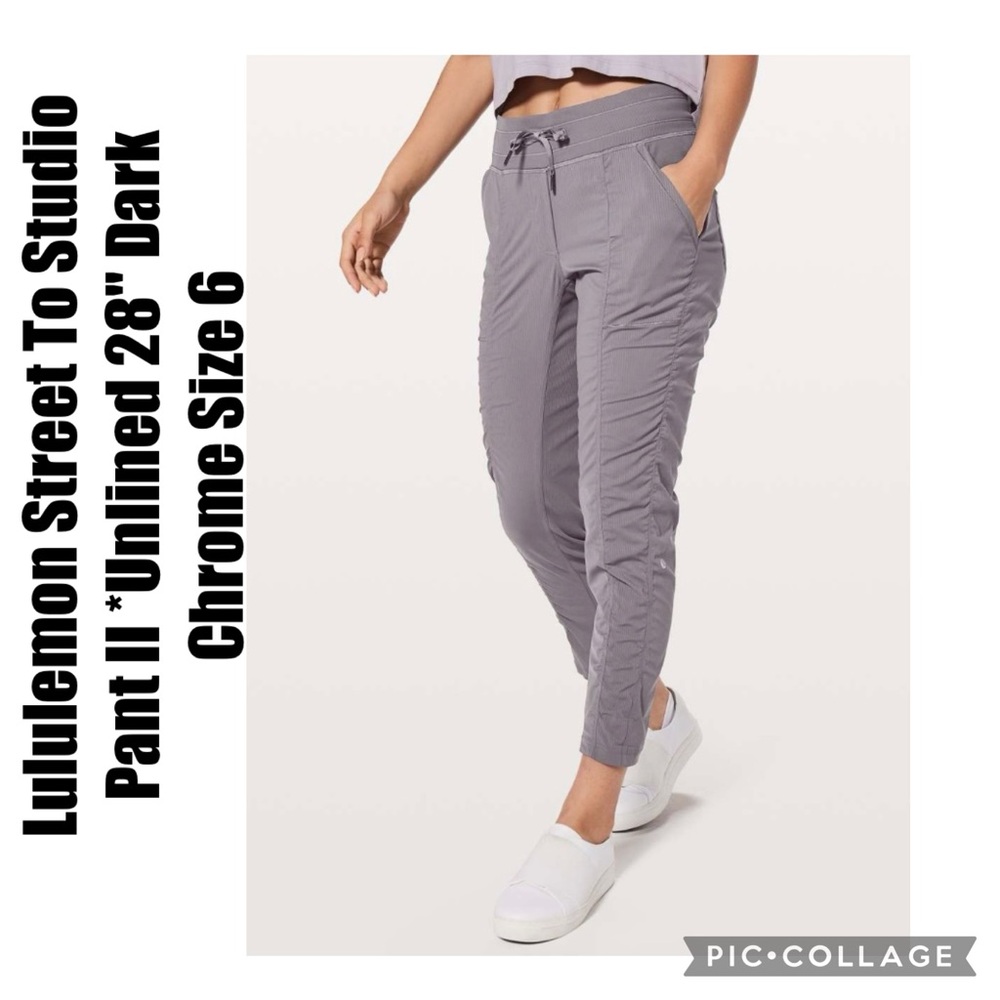 lululemon athletica Women's Dark Gray Studio Pant II